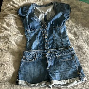 Blue Jean romper